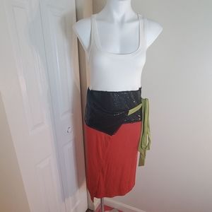 EFI FRANCE wrap DRESS high quality made